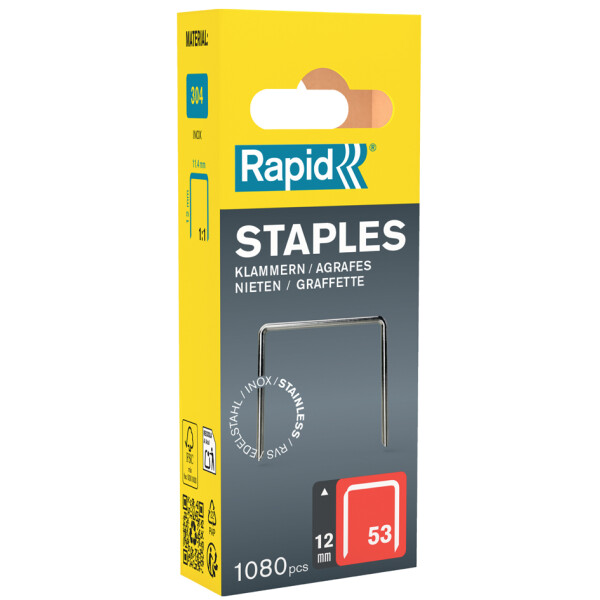 Rapid Feindrahtklammern Typ 53, 6 mm, Kleinpackung