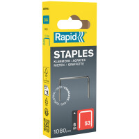 Rapid Feindrahtklammern Typ 53, 6 mm, Kleinpackung