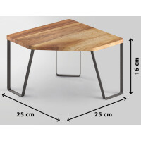 metaltex Eckregal York LAVA, 1 Etage