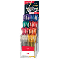 uni-ball Gelschreiber SIGNO Glitter, 72er Display