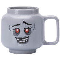 LEGO Kaffeetasse ZOMBIE, 530 ml, grau, im Karton
