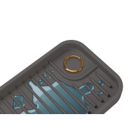 metaltex Silikon-Spülbeckenorganizer Tidy-Mat,...