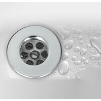 metaltex Haarfangsieb, Edelstahl, Durchmesser: 75 mm