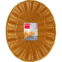 metaltex Brotkorb, oval, Kunststoffgeflecht, beige