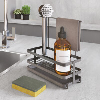 metaltex Spülbecken-Organizer Tokyo LAVA, matt-schwarz