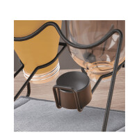 metaltex Abtropfgestell Sodatex 2 LAVA, matt-schwarz