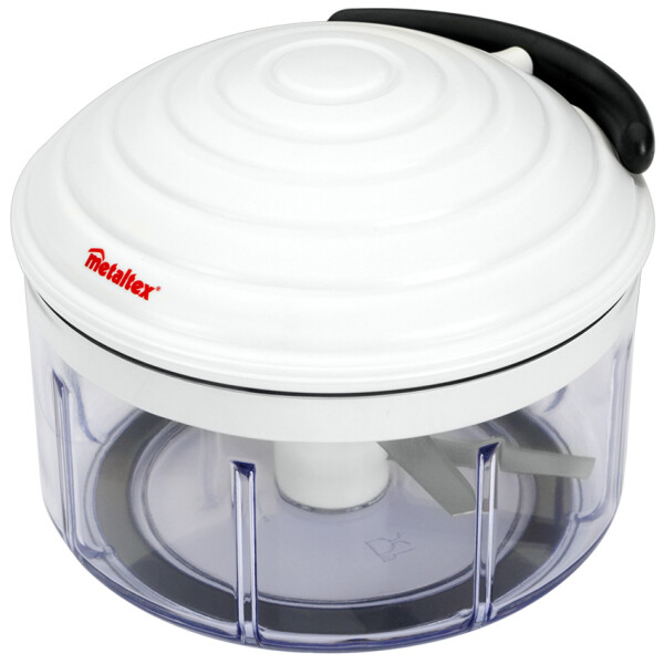 metaltex Gem&uuml;se- Obst-Zerkleinerer Rotomac, 600 ml, wei&szlig;