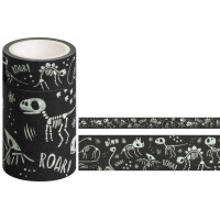 HEYDA Deko-Klebeband Glow in the dark "Dinos"