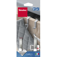 metaltex Doppelhaken Galileo, silbermetallic