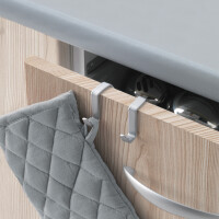 metaltex Doppelhaken Galileo, silbermetallic