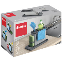 metaltex Spülbecken-Organizer Tidytex, Kunststoff, grau