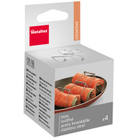 metaltex Rouladenklammer, Edelstahl, 4er Set