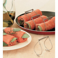 metaltex Rouladenklammer, Edelstahl, 4er Set