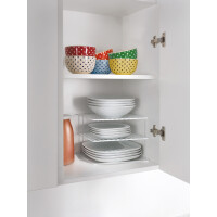 metaltex Eckschrankeinsatz Silos, 2 Etagen, weiß