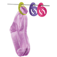 metaltex Sockenhalter, aus Gummi, farbig sortiert