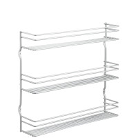 metaltex Gewürzregal Pepito 3, 3 Etagen, silbermetallic