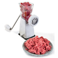 metaltex Fleischwolf Tartare, Kunstoff Edelstahl, weiß
