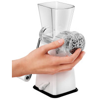 metaltex Fleischwolf Tartare, Kunstoff Edelstahl, weiß