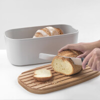 metaltex Brotkasten Bready mit Schneidebrett-Deckel