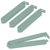 metaltex Beutelclips, lang, Kunststoff, 4er Set