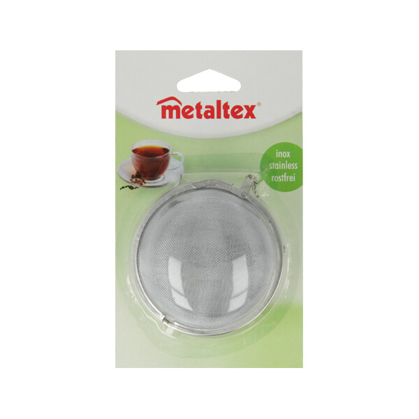 metaltex Tee- und Gewürzkugel, Durchmesser: 75 mm, mit Kette