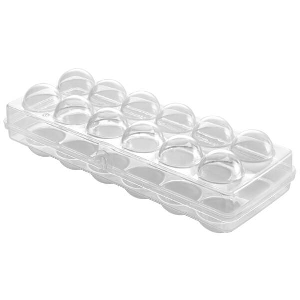 metaltex Eierbox Frigo-System, für 12 Eier, transparent