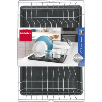 metaltex Spülkorb Colonia PLUS, mit Schale, silber...