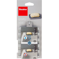 metaltex Seifenablage Gravity-Soap, grau