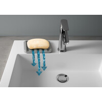 metaltex Seifenablage Gravity-Soap, grau