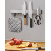 metaltex Magnetleiste Metallika, mit Haken, Edelstahl