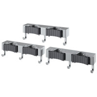 metaltex Klemmleiste Hang-Up 6, 9 Haken, 3er Set