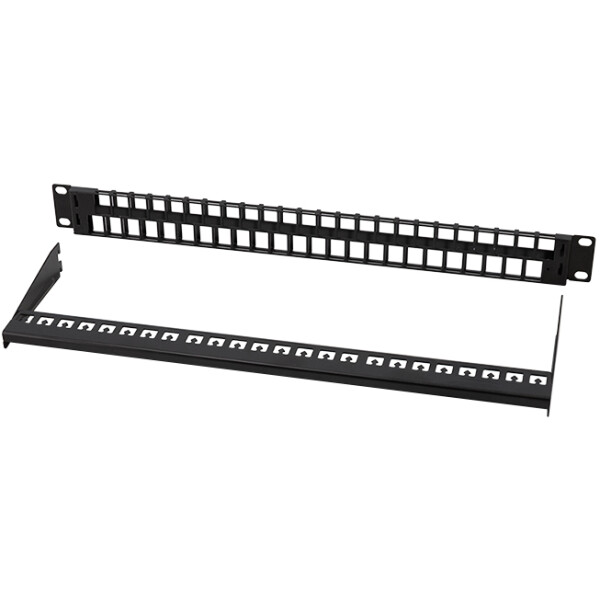 LogiLink 19" Keystone Patch Panel, unbestückt, 48 Port