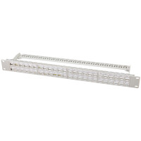 LogiLink 19" Keystone Patch Panel, 48 Port, geschirmt