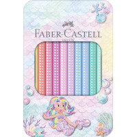 FABER-CASTELL Dreikant-Buntstifte Jumbo SPARKLE, 10er Etui