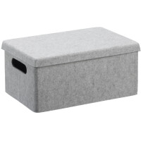 NHG Aufbewahrungsbox VEGA FELT STORAGE, Filz, S, hellgrau