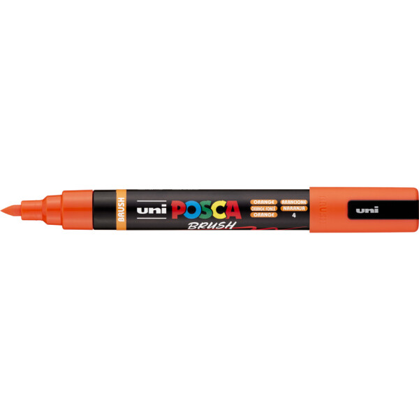 POSCA Pigmentmarker PC-5BR BRUSH, weiß