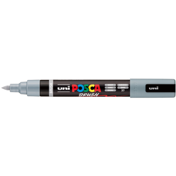 POSCA Pigmentmarker PC-5BR BRUSH, weiß