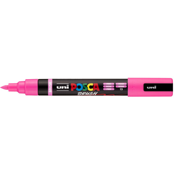 POSCA Pigmentmarker PC-5BR BRUSH, weiß