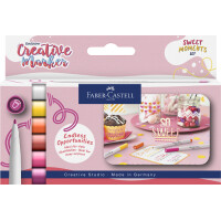 FABER-CASTELL Creative Marker GOLDFABER, 6er Etui Sweet