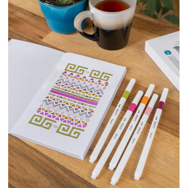 uni-ball Fineliner EMOTT, 16er Karton-Etui
