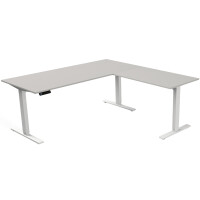 kerkmann Sitz-Steh-Schreibtisch Move 3 mit Anbau, ahorn