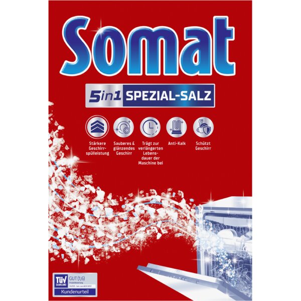 Somat 5-in-1 Sp&uuml;lmaschinensalz SPEZIAL, 1,2 kg Karton