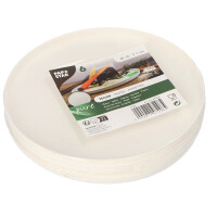 PAPSTAR Zuckerrohr-Teller "pure", rund, 220 mm,...