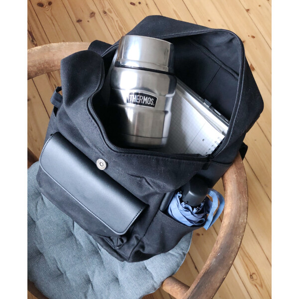 THERMOS Isolierflasche STAINLESS KING, 0,47 Liter, schwarz