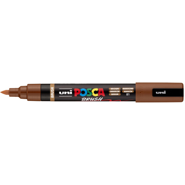 POSCA Pigmentmarker PC-5BR BRUSH, schwarz