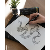 uni-ball Fineliner uni pin, 9er Köcher