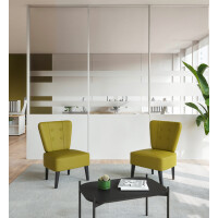 PAPERFLOW Besuchersessel Brighton, Kunstleder, grün