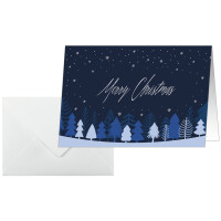 sigel Weihnachtskarte "Snowflake Serenity", A6...