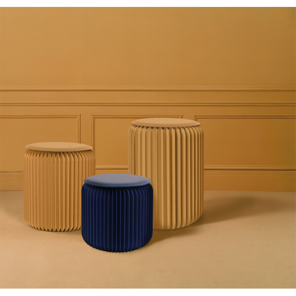 PAPERFLOW Faltbarer Hocker Flexistool, Höhe 420 mm, grün