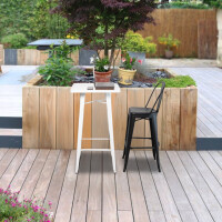 PAPERFLOW Outdoor-Stehtisch URBAN, (B)600 x (T)600 mm,...